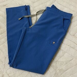 Figs - Yola Ceil Blue Scrub Pants